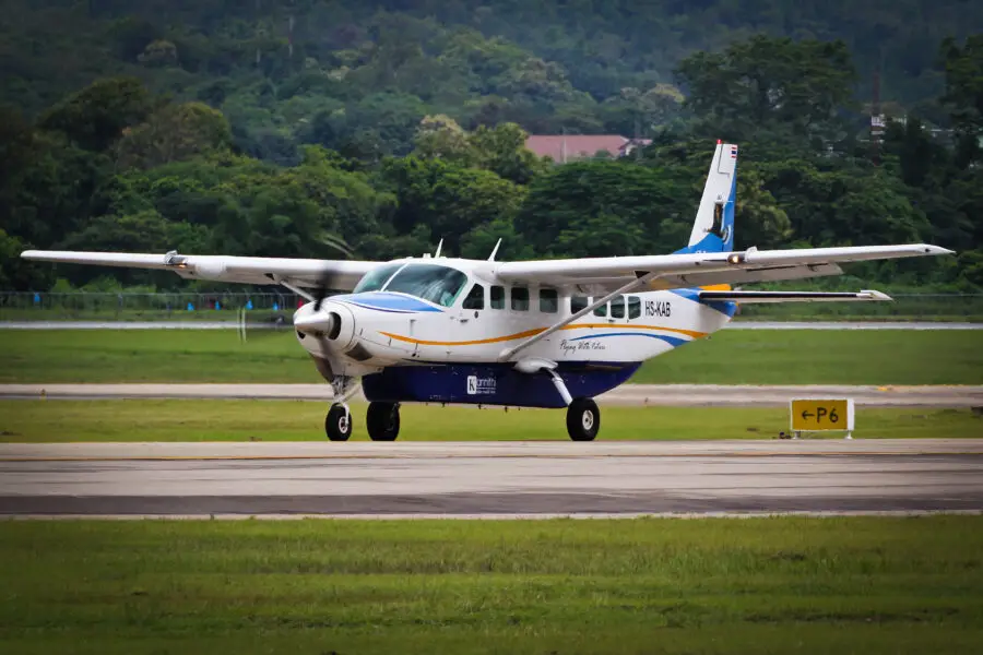 Chiang,Mai,,Thailand.,August,10,,2013.,Kan,Air,Cessna,208b